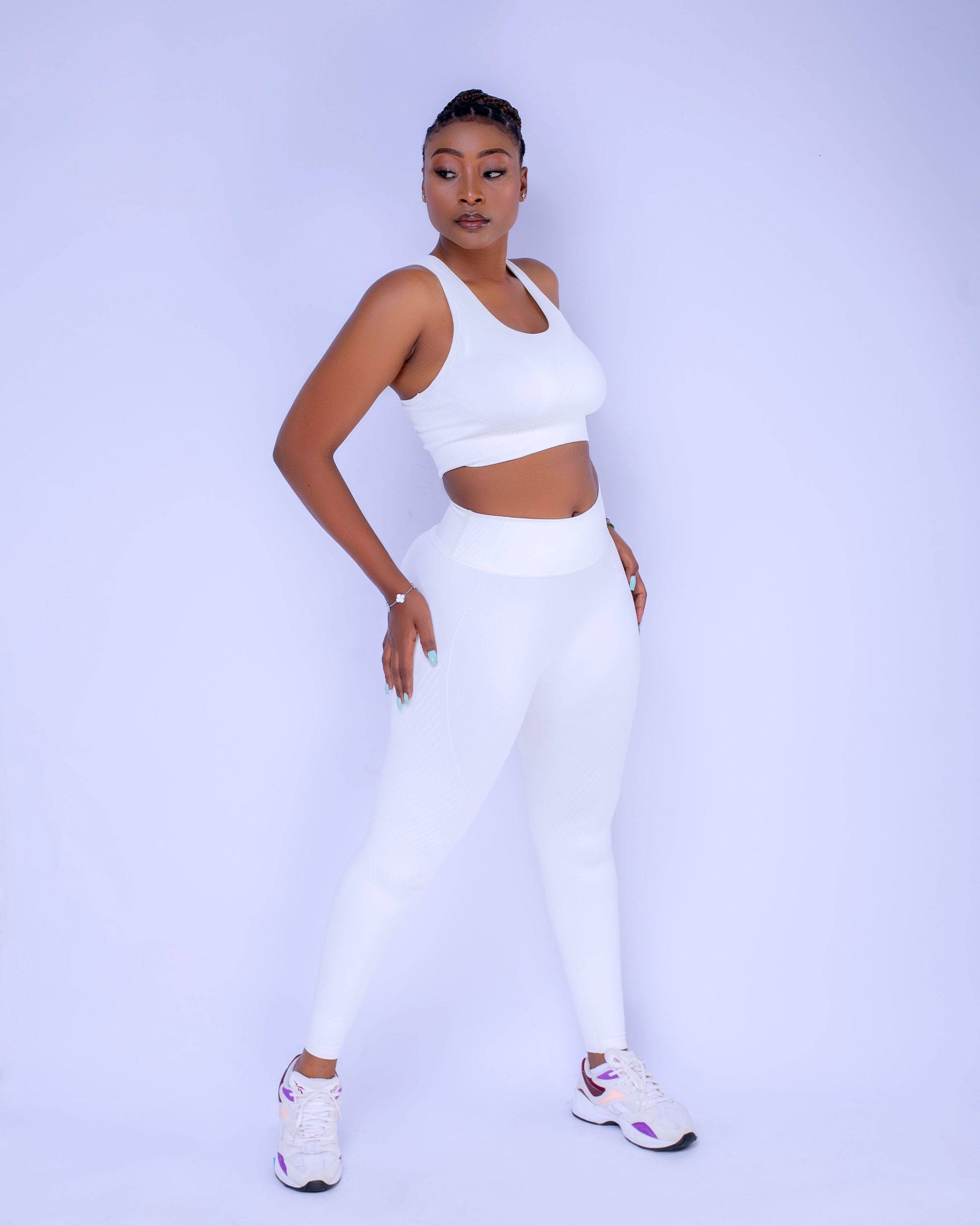REVOLUTION WORKOUT 4 PIECE SET - OFF WHITE